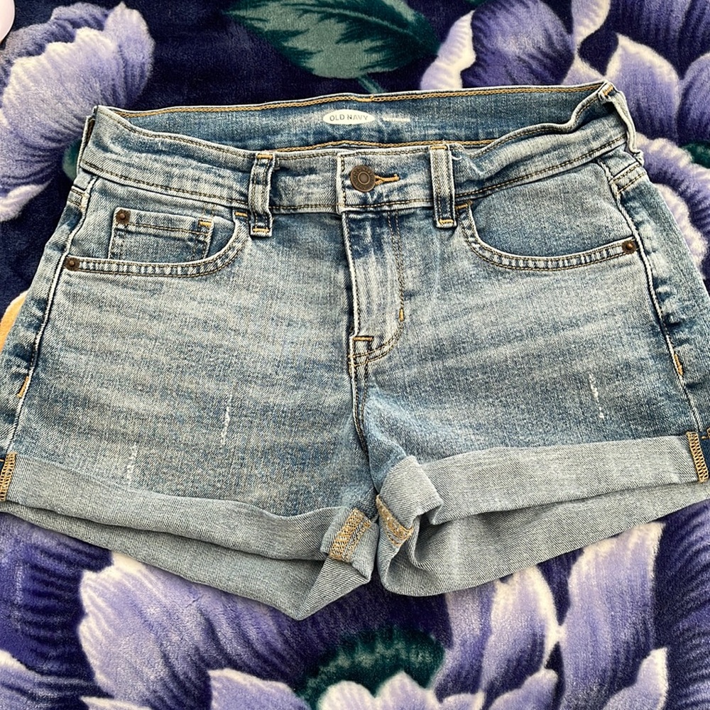 Old navy boyfriend jean shorts